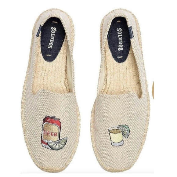 Soludos Men's Beer & Shot Smoking Slipper Size 10.5 NWOT - Picture 1 of 5